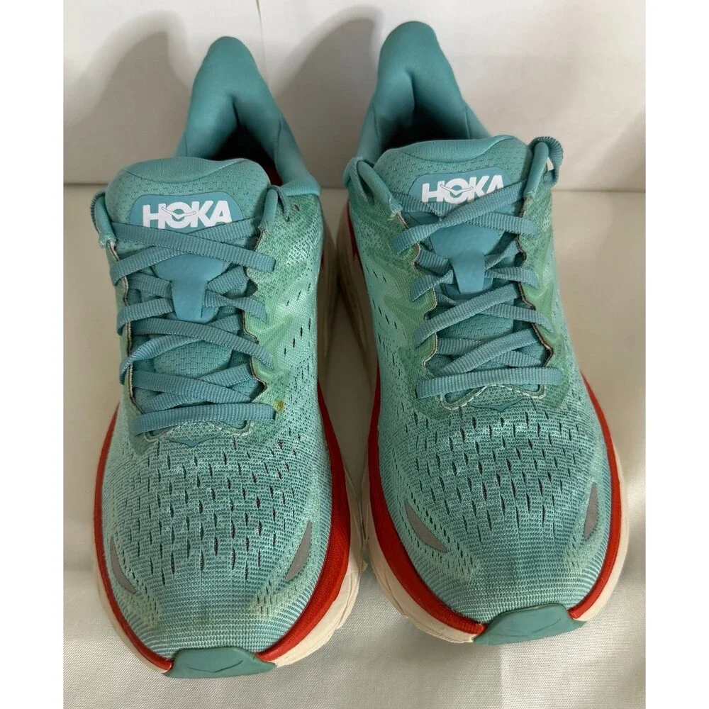 Hoka One One Clifton 8 Women's Size 8 B (Medium) Running Shoes Aqua